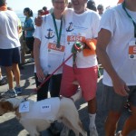 Reunited after the Race with Team Bouboulina Mascot "Frix"