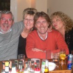 With Ray and Heather in Balkoni bar - Sunday night