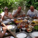 Lunch at Ray and Heather's